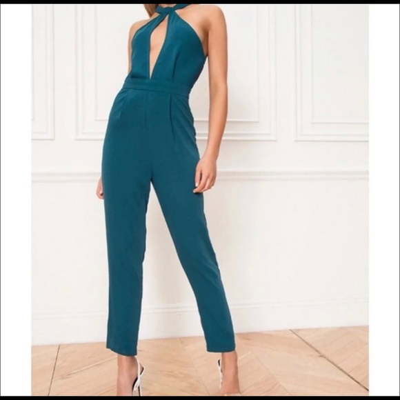 By The Way Green Jumpsuit - Picture 8 of 8